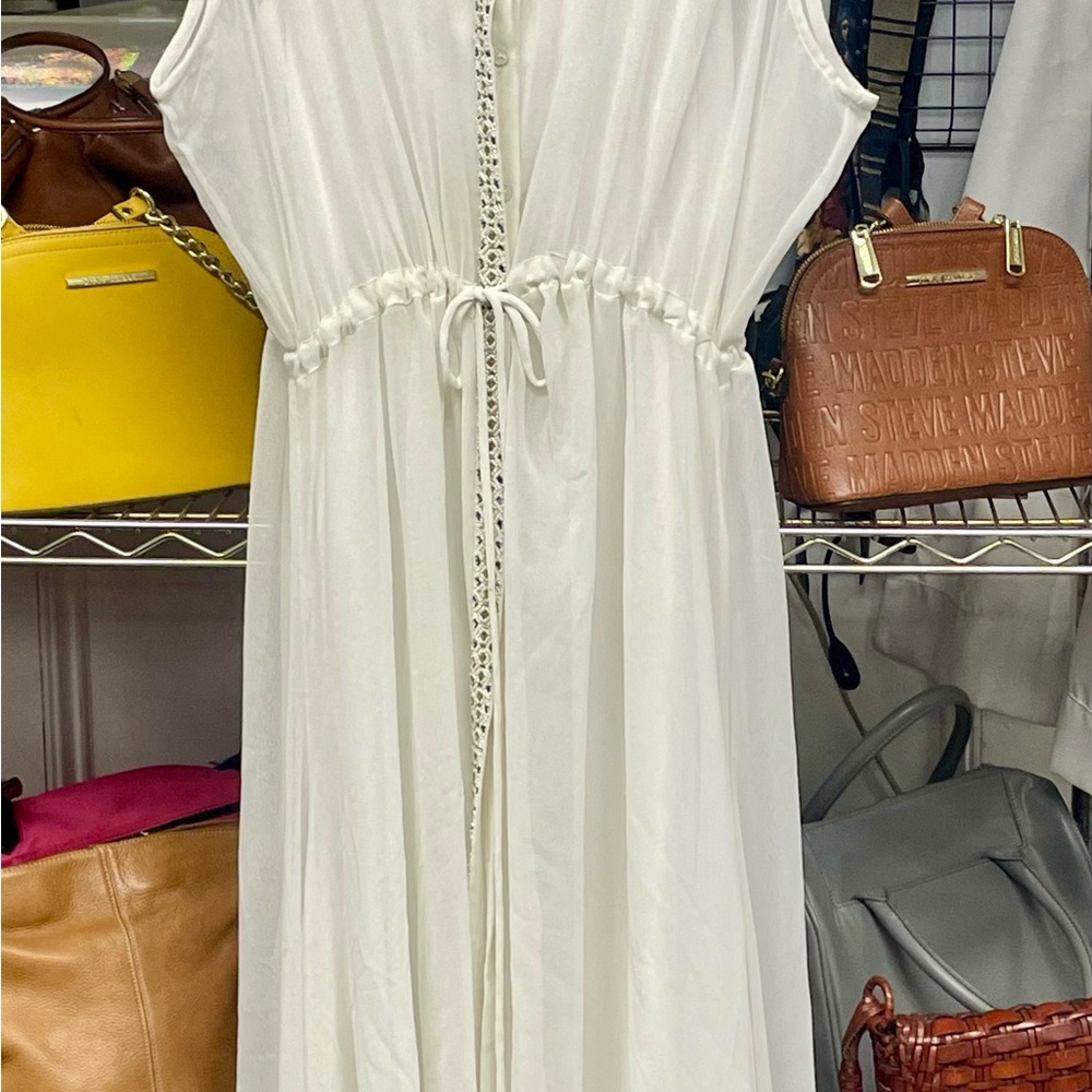 Elegant White Sheryl Crow Dress🔥
